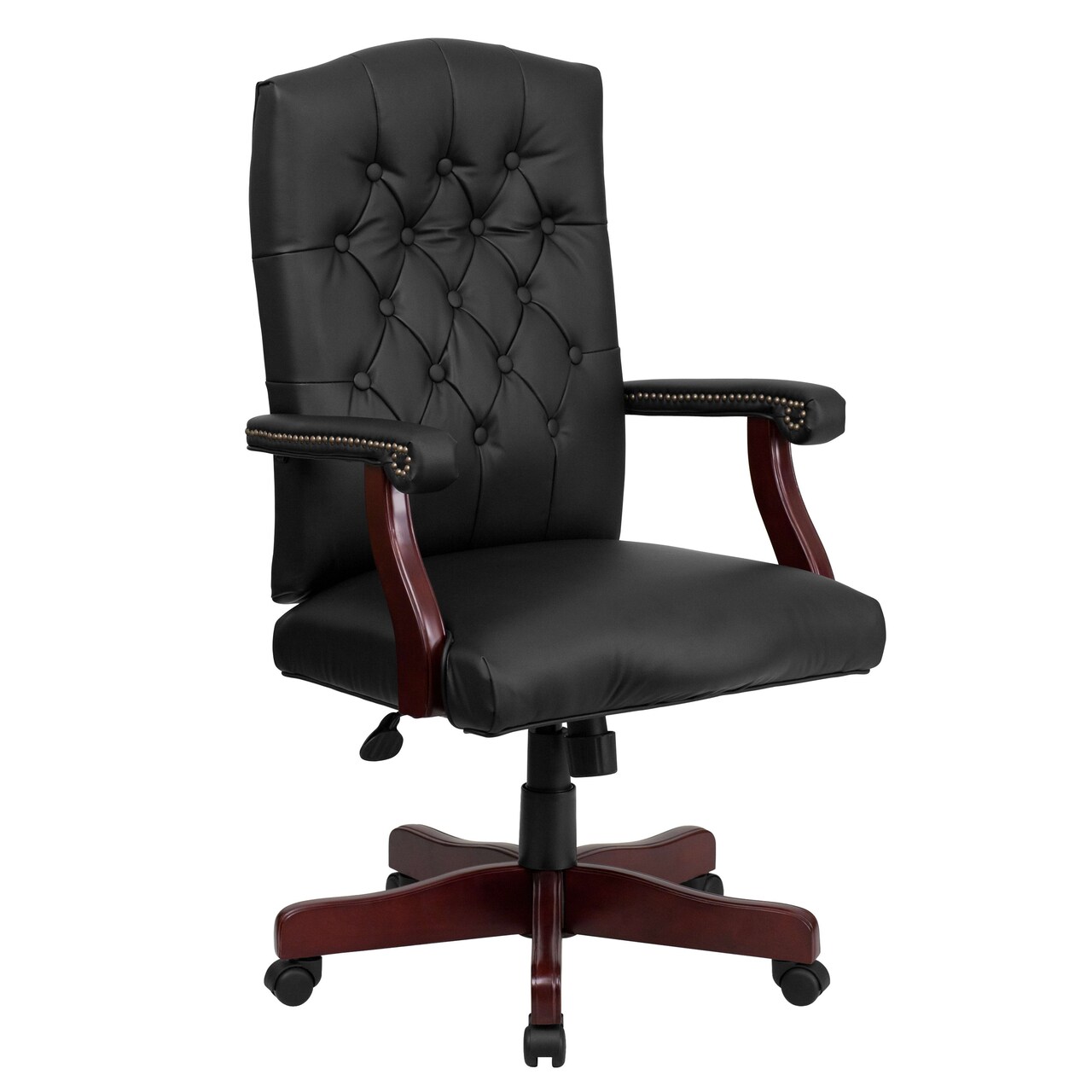 Merrick Lane Versailles High Back Tufted Home Office Chair With Height Adjustment And 360° Swivel